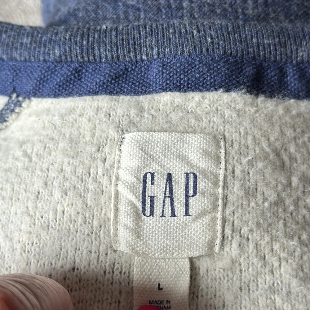 GAP Heathered Navy‎ Pullover
